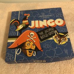 Vintage 1942 Cadaco Ellis Jingo The Jigsaw Bingo Game 100% Complete 