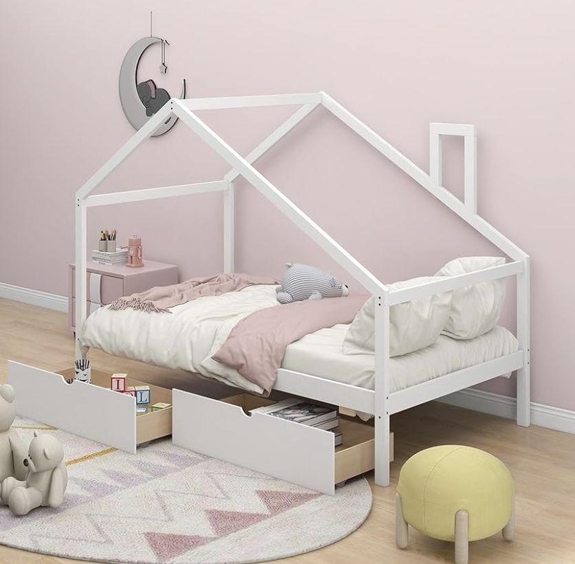 Twin House Bed