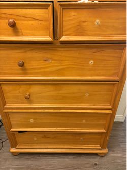 Real hard wood dresser