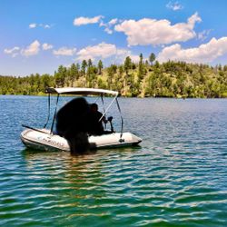 Inflatable Boat With Trolling Motor(no Battery Include