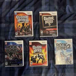 Guitar Hero And Rock Bands Games $20 Each 