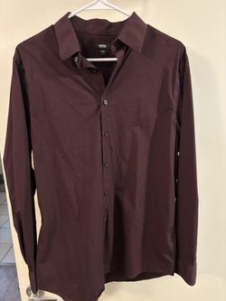 Mens Slim Long Sleeve Shirt
