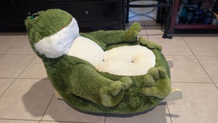 Giant Plush Frog Rocking Chair