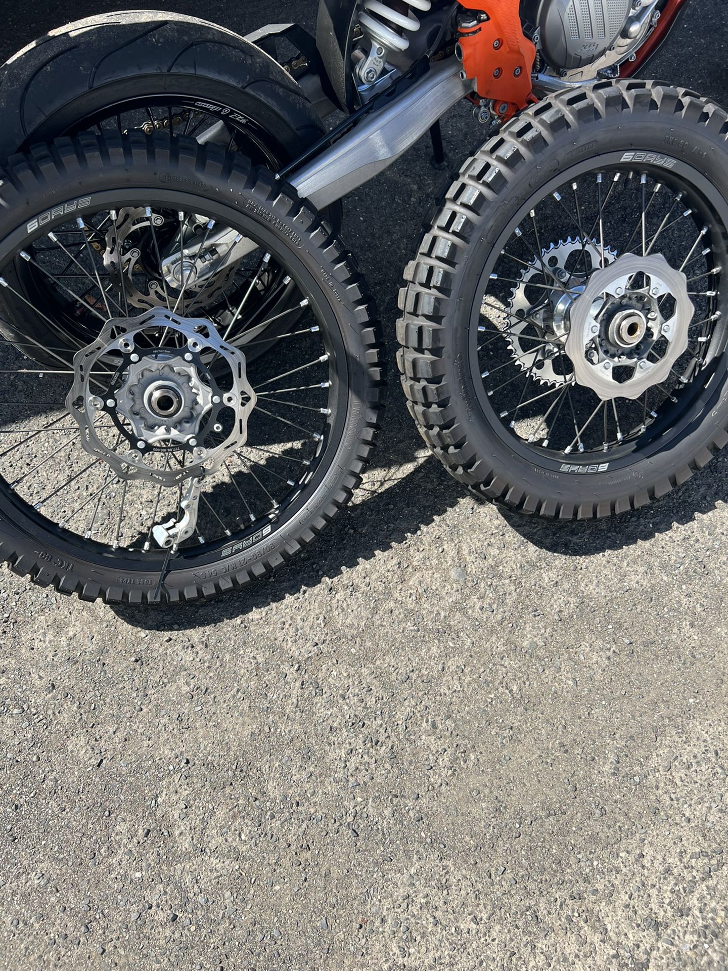 Akront Ktm Excf Stock Wheels