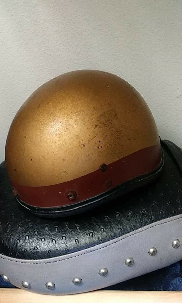 Vintage Buco half head riding helmet
