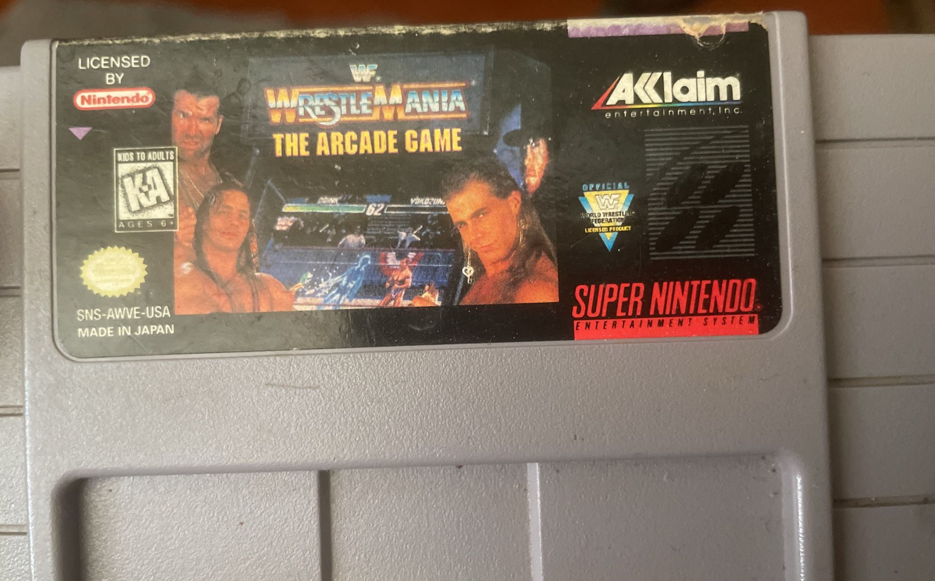 Wwf Wrestlemania Arcade Super Nintendo.