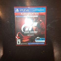 PLAYSTATION 4 GRAN TURISMO THE REAL DRIVING SIMULATOR SPORT PLAYSTATION 4 GAME EXCELLENT, ONLY PLAYED GAME TWICE