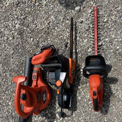  trimmers saw etc bundle