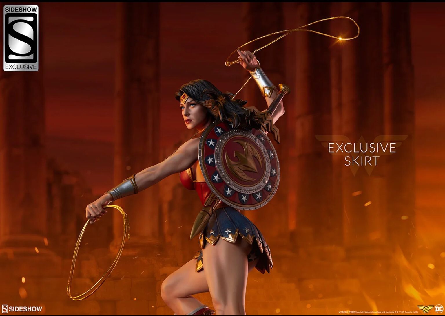 Sideshow Collectibles Exclusive Premium Format DC Wonder Woman Statue