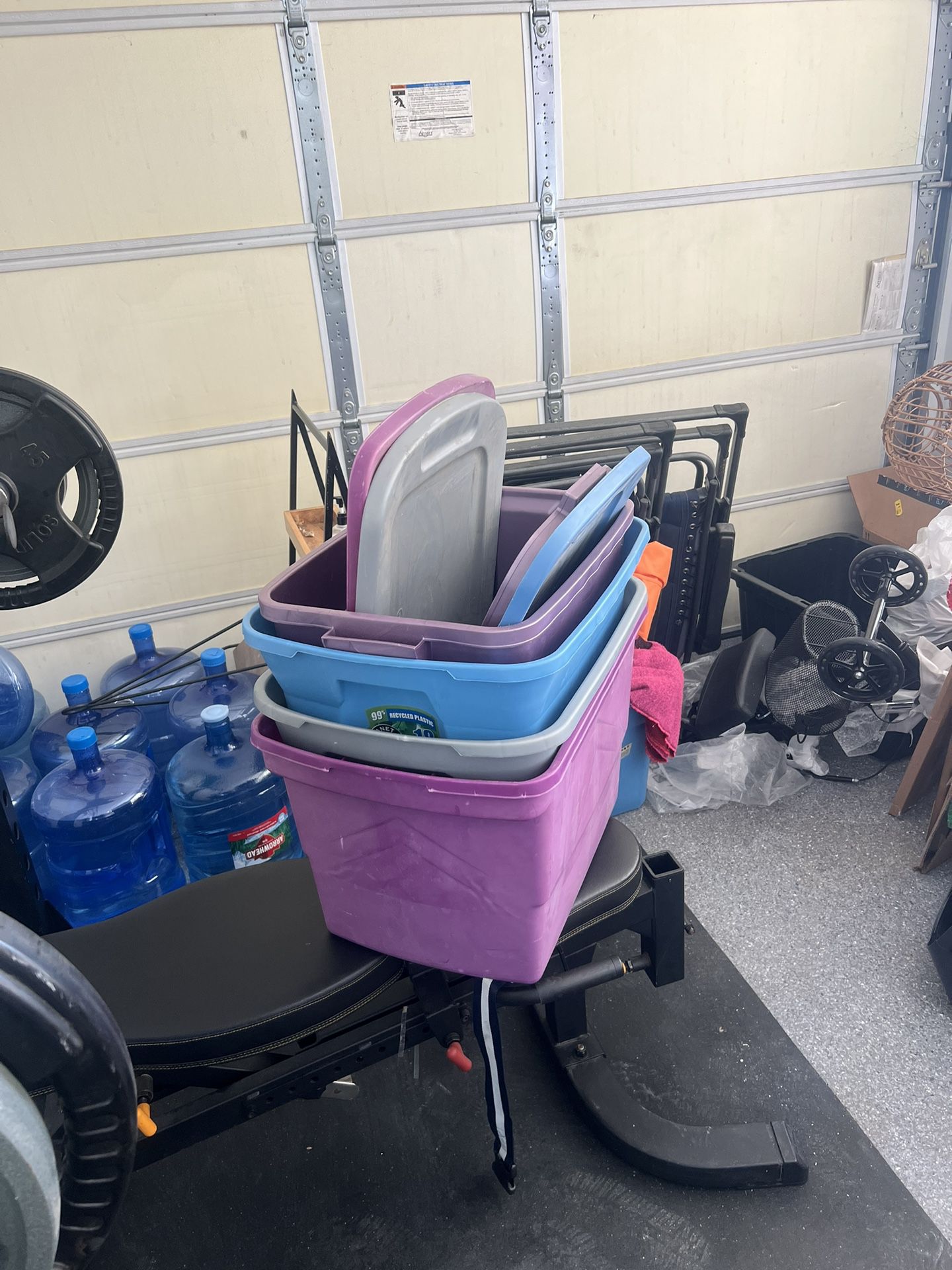 4 Storage Totes $5/EACH Or $15 For All