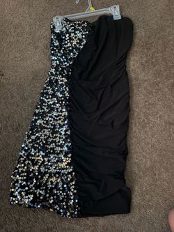 Black/Silver Mini Dress