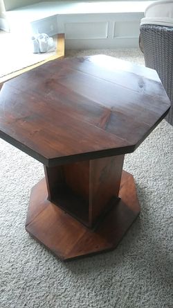 Table. Wood. 26 x 24.