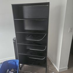Five Cabinet Shelf Including RGB Light Strips