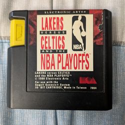 Sega Genesis Lakers vs Celtics game