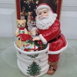 Spode Santa Jar