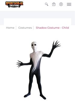 Shadow Demon Glow In the Dark Costume