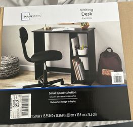 Small Black Office Desk