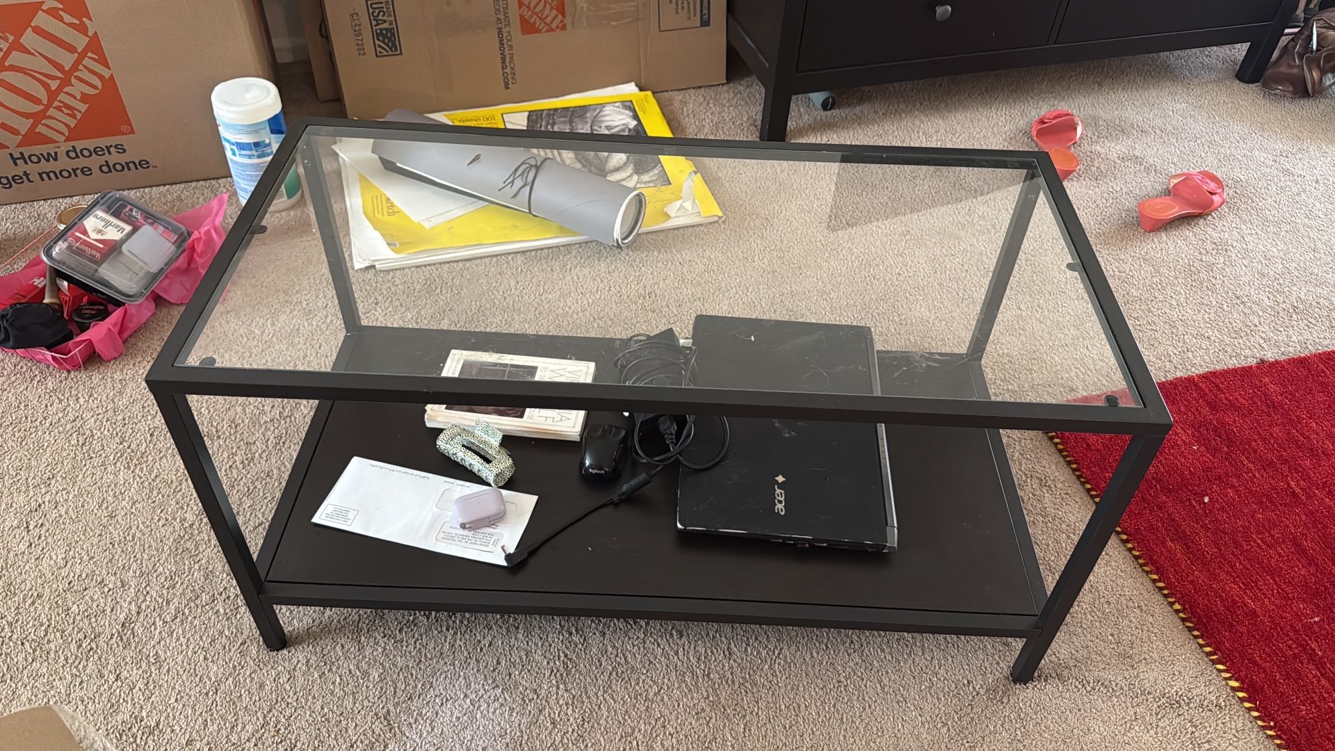 Glass top Coffee Table