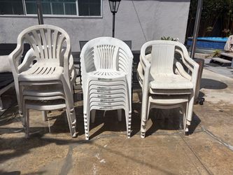 Plastic chairs