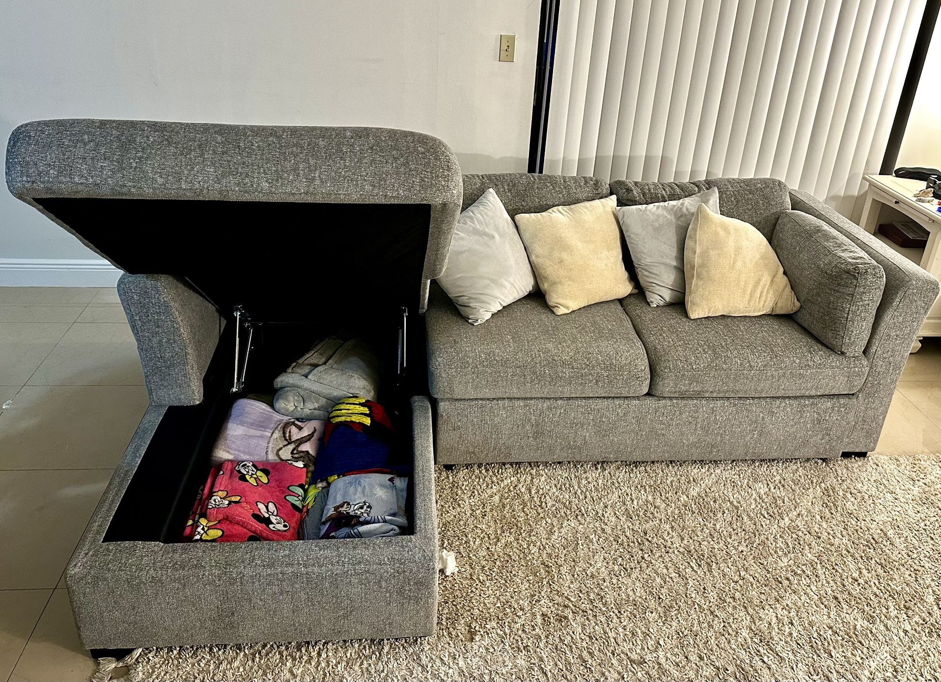 Like New Convertible Couch