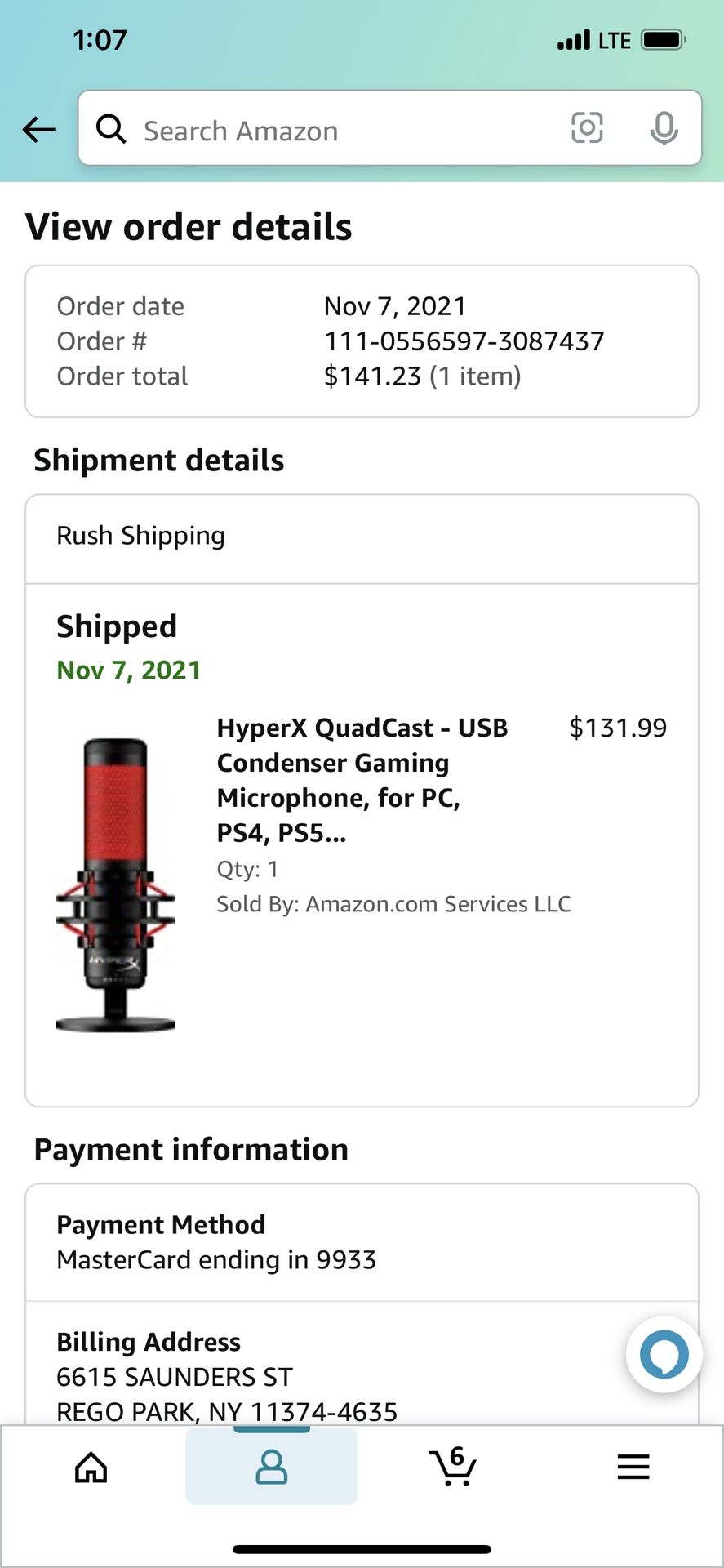 Hyperx Quadcast USB Microphone , Microphone USB