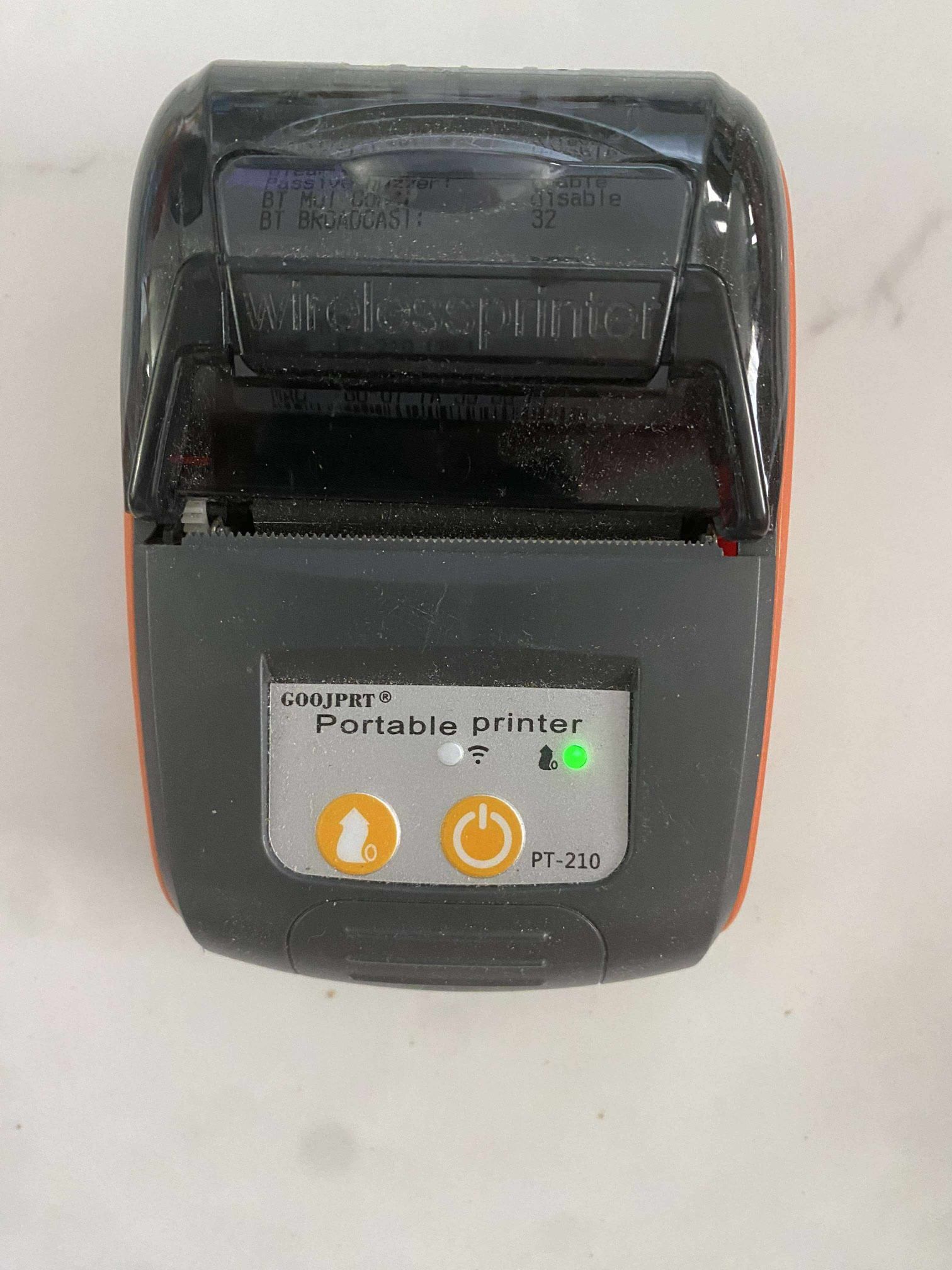 PT-210 Portable Thermal Printer Handheld 58mm Receipt Printer for Retail4949
