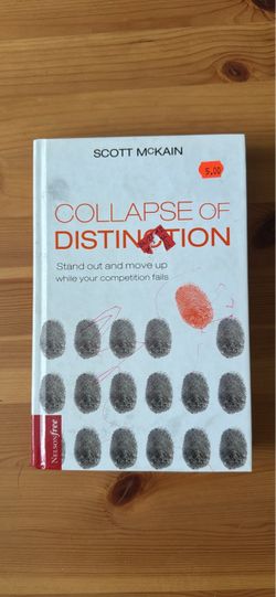 Collapse of Distinction by Scott McKain