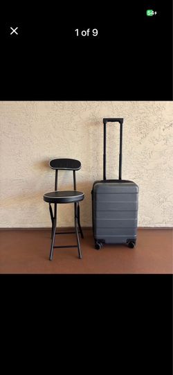 One 21x14x9 360 Spinner Expandable Grey Gray Carry-On Luggage
