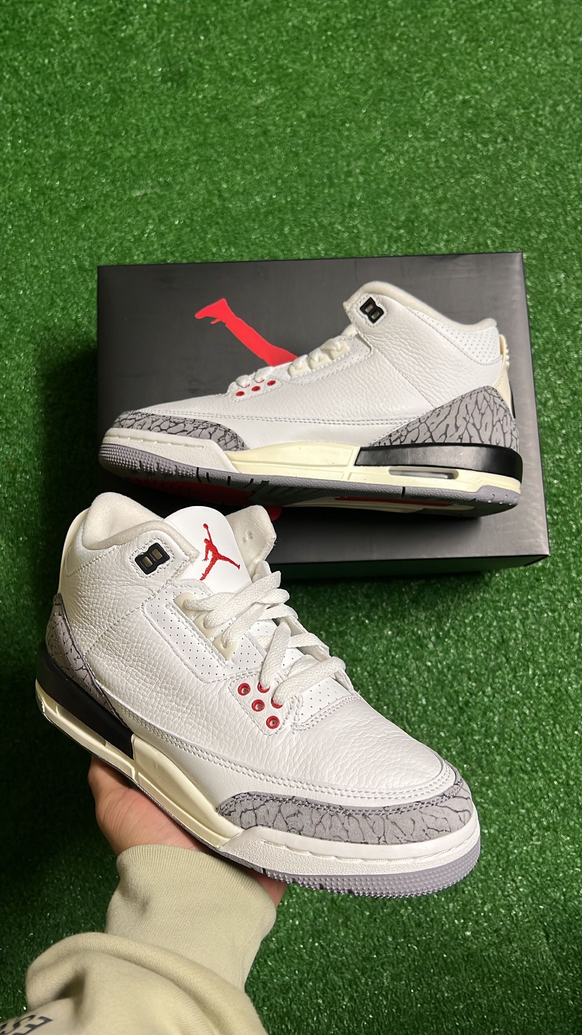 Jordan 3 White Cement