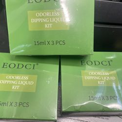 3 Kits Of Nail Dip Liquid