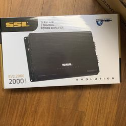 2 Channel 2000 Watt Amp $99