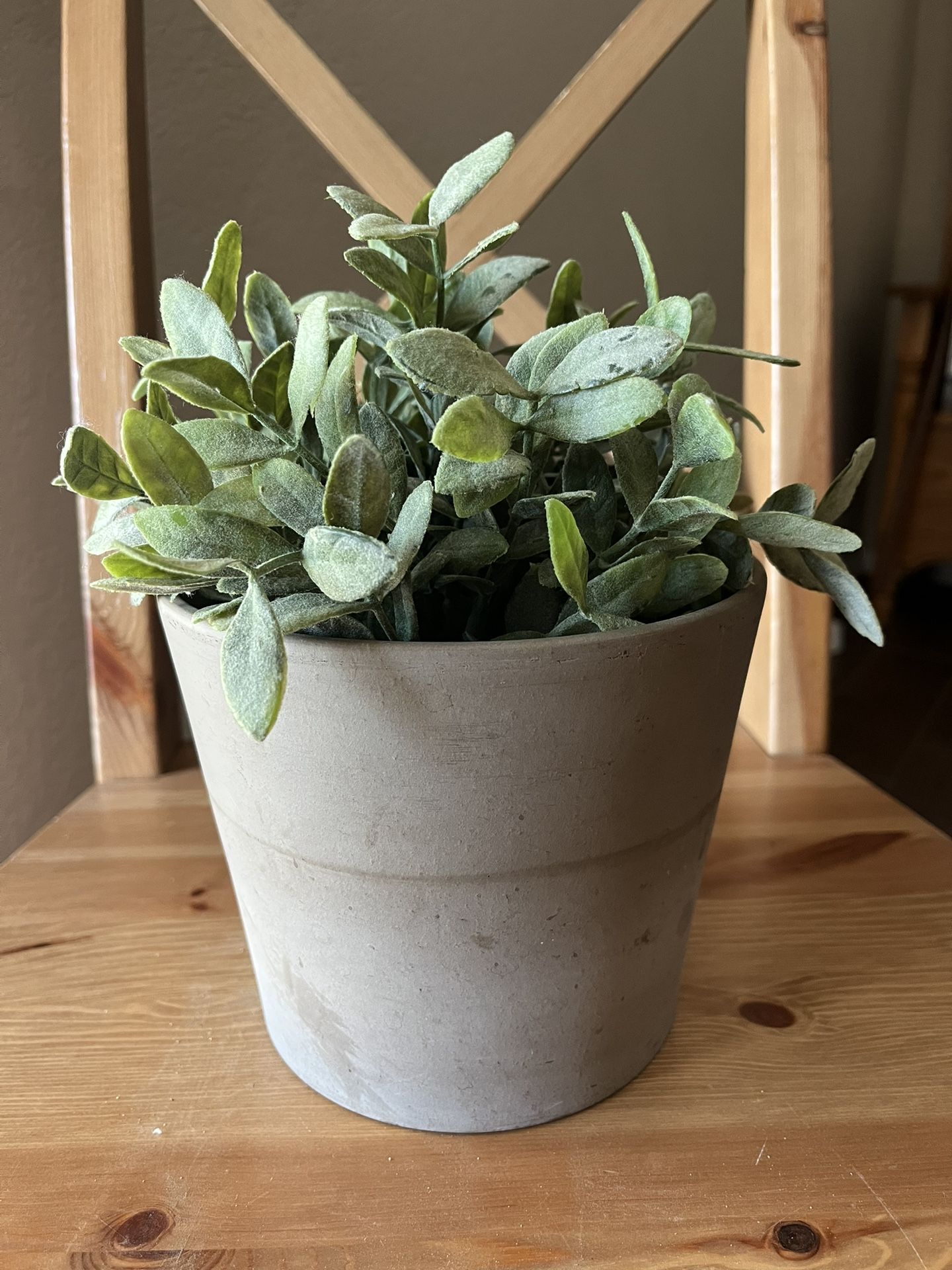 IKEA Faux Plant + Pot