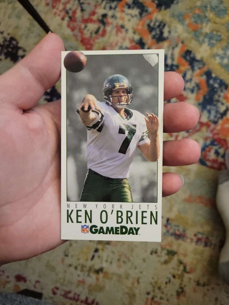 Ken O'Brien (Gameday) Football Card #313