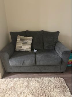 New gray sofa couches