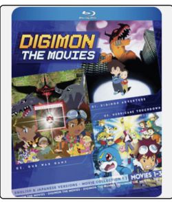 Digimon The Movie Complete Set Brand New Blue ray