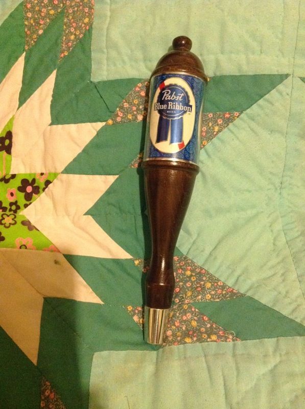 Pabst blue ribbon vintage keg tap