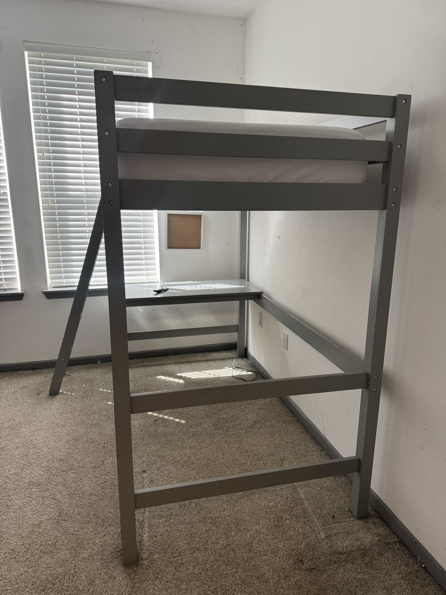 Bunk Bed With Build In Desktop.