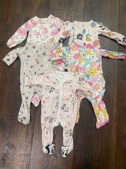 Girls sleepers pajamas size 3/6 months by Tea #23
