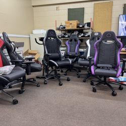Cooler Master Gaming Chair. Not Perfect, Just Open Box.  Price For Each, Pick The One You Like.