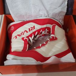  White/Red Rival Rsx Prospect Boxing Shoes 