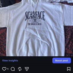 My Personal Custom Scarface Hoodies 👀