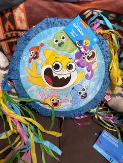 Baby shark piñatas $10 each with party supply purchase