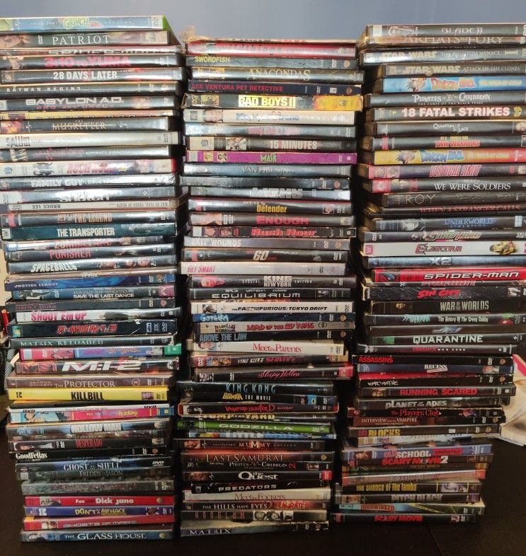 DVDs - All Genres (Over 150)