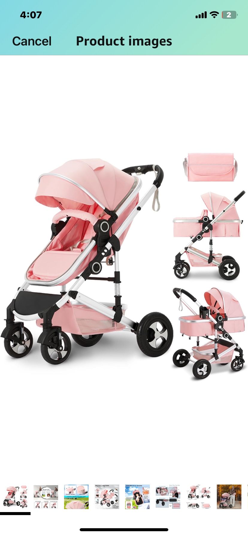 Pink Stroller