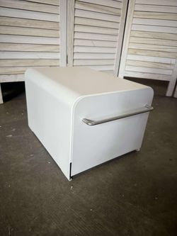 Small Tabletop Storage Cabinet Metal Cup Drawer Organizer Coffee Mug Holder Countertop Storage Organizer Rack for Kitchen Living Room