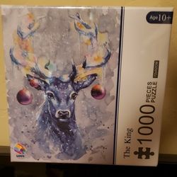 Puzzle "The King" - holiday deer