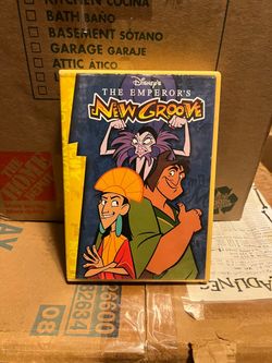 Disney's The Emperor's New Groove CD Read-Along With Cassette 2000 Complete (RARE Yellow Case)