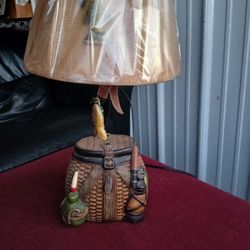 New Rustic Fishing Lure/fisherman Lovers Lamp 