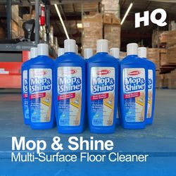 Powerhouse Floor Cleaner - Mop & Shine 16fl oz 1 Case/Caja (12 Units/Unidades)  