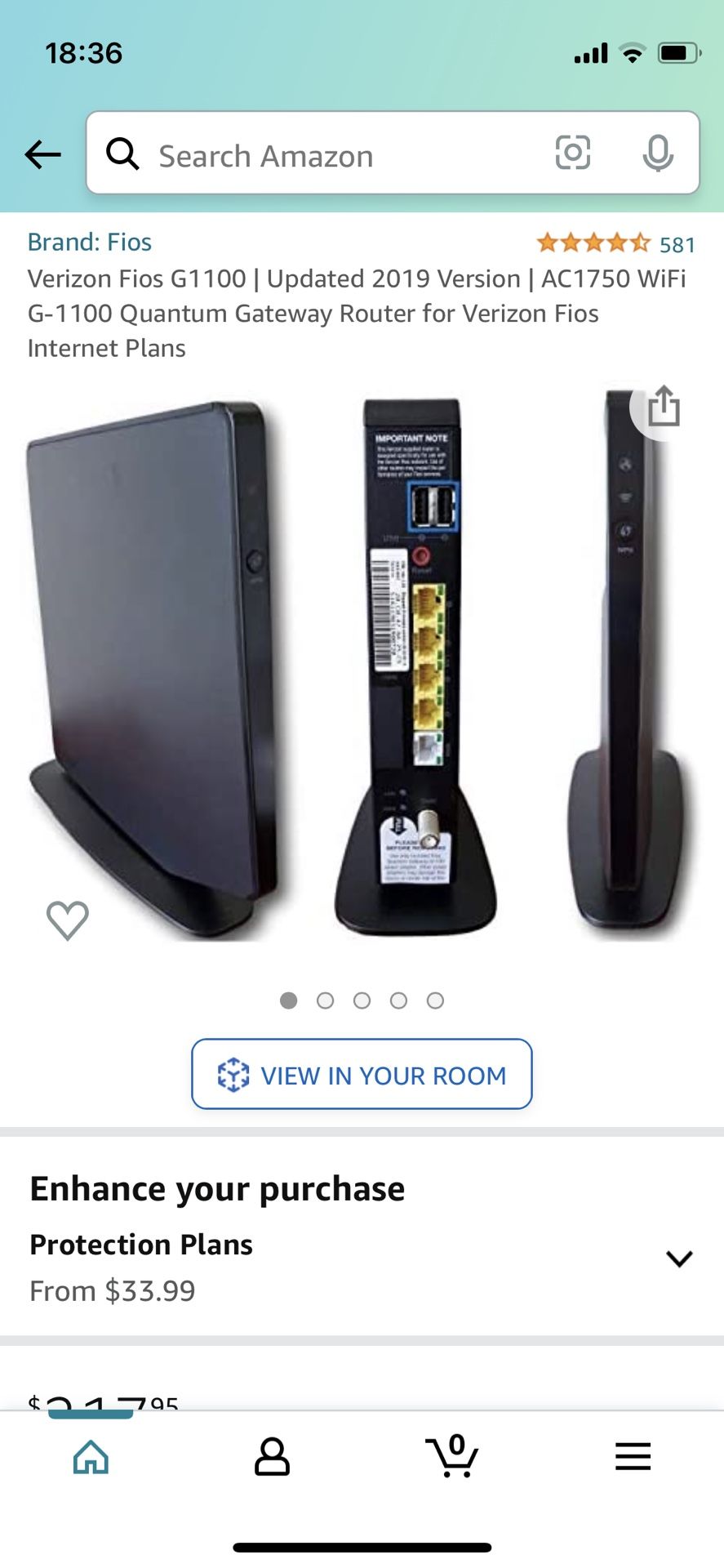 G 1100 Quantum Gateway Router for Verizon Fios Internet